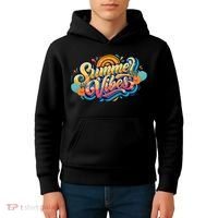 Summer Vibes Family Beach Summer Holiday Kids Hoodie thumb 4