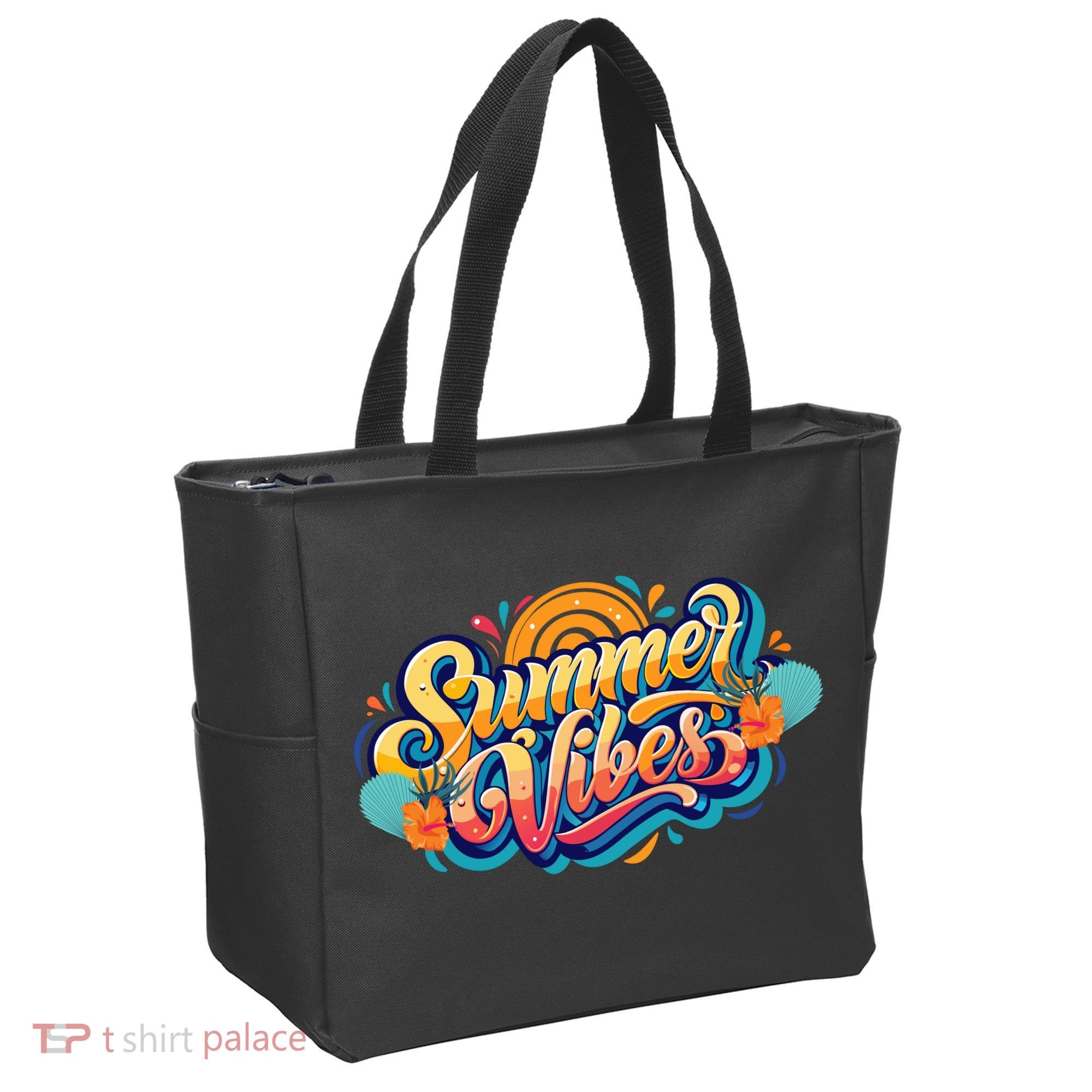 Summer Vibes Family Beach Summer Holiday Tote Bag
