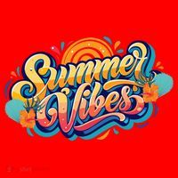 Summer Vibes Family Beach Summer Holiday Santa Hat thumb 1