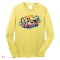 Summer Vibes Family Beach Summer Holiday Long Sleeve Shirt thumb 0