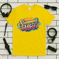 Summer Vibes Family Beach Summer Holiday T-Shirt thumb 5