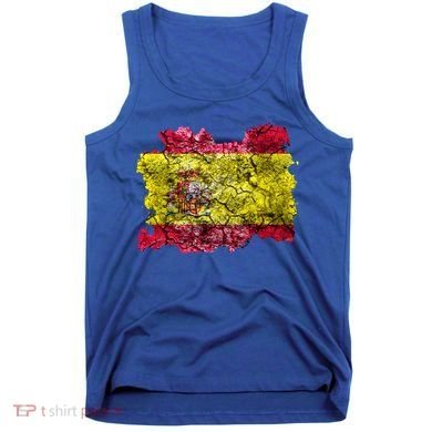 Spain Vintage Flag Meaningful Gift Tank Top