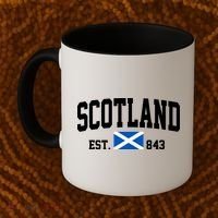 Scotland Varsity Flag Coffee Mug thumb 2