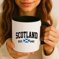 Scotland Varsity Flag Coffee Mug thumb 3