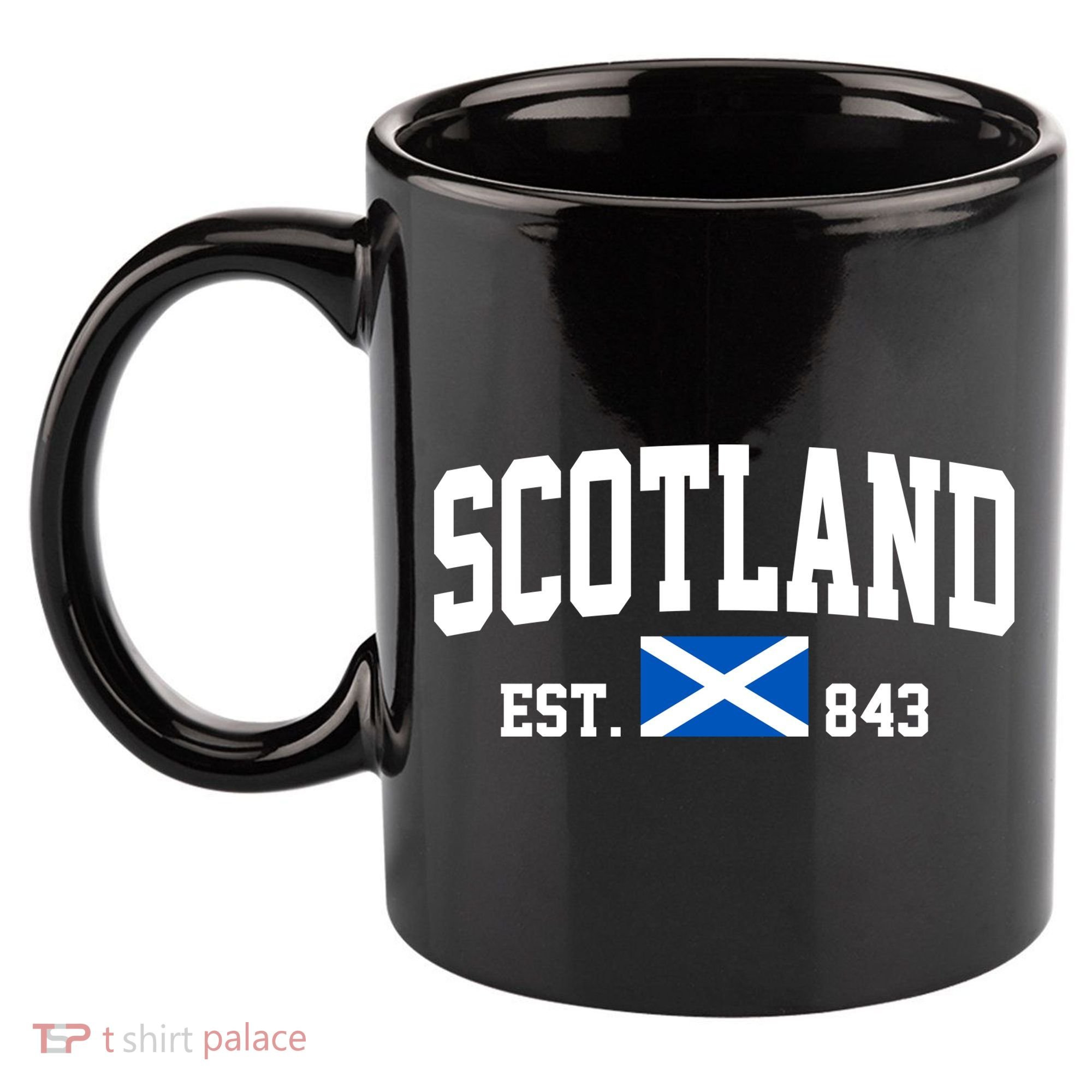 Scotland Varsity Flag 11oz C Handle Ceramic Mug