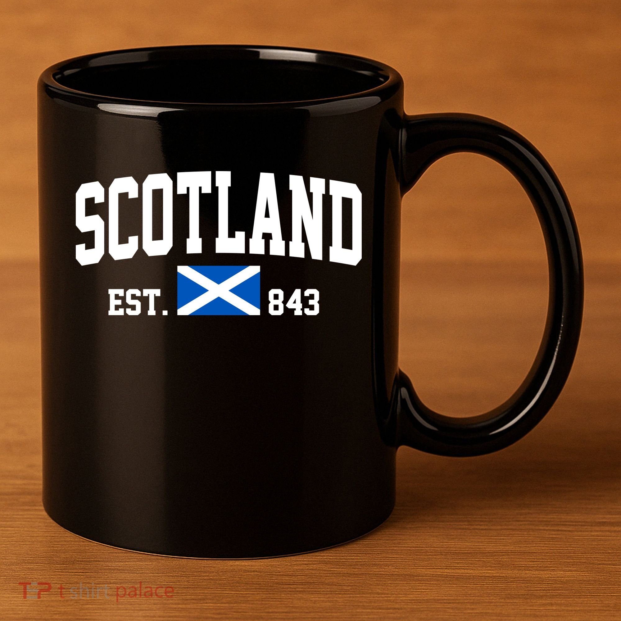 Scotland Varsity Flag 11oz C Handle Ceramic Mug