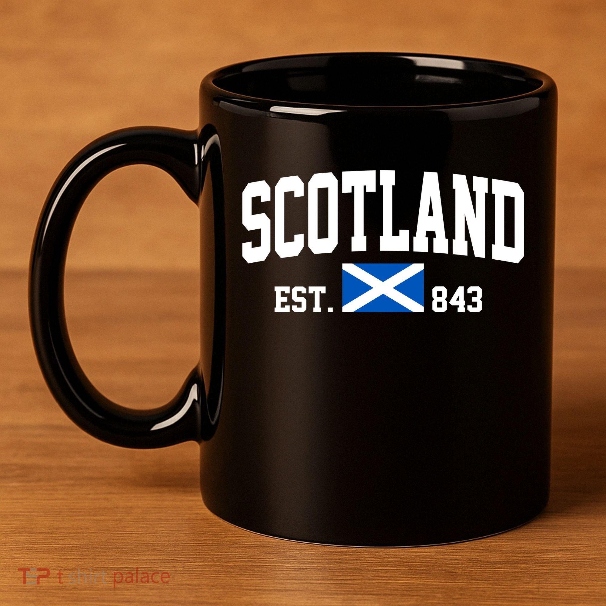 Scotland Varsity Flag 11oz C Handle Ceramic Mug