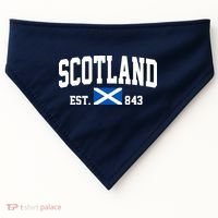 Scotland Varsity Flag USA-Made Doggie Bandana thumb 0