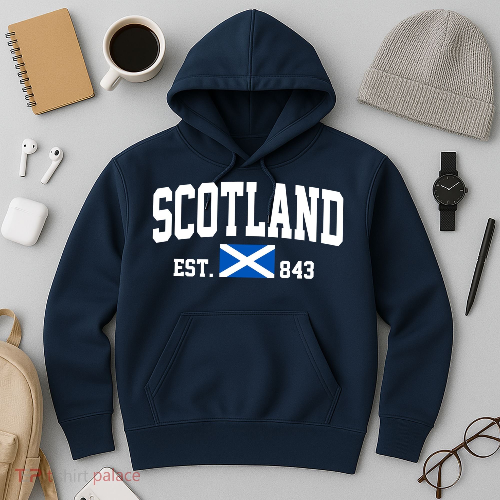Scotland Varsity Flag Hoodie