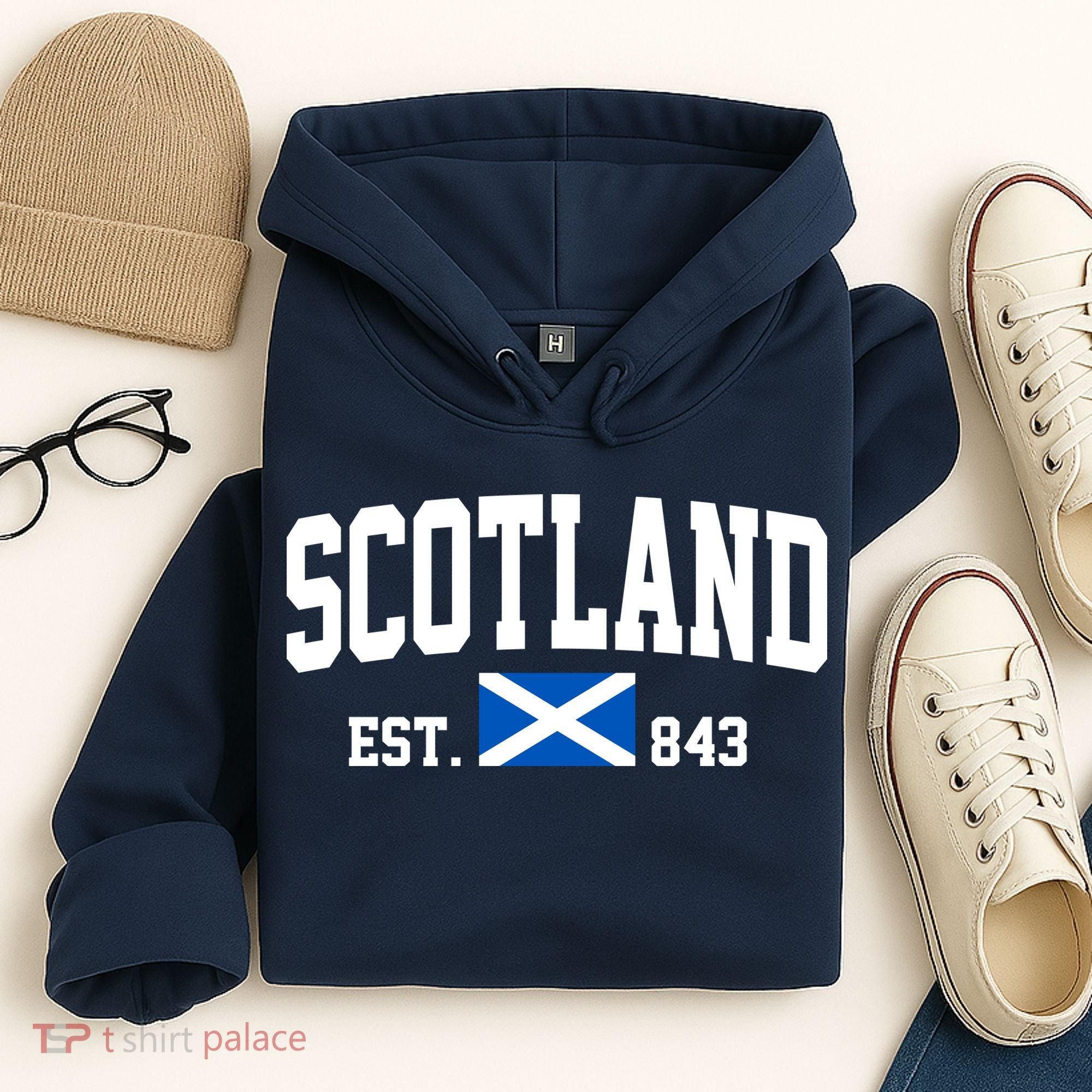 Scotland Varsity Flag Hoodie