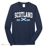 Scotland Varsity Flag Long Sleeve Shirt thumb 0