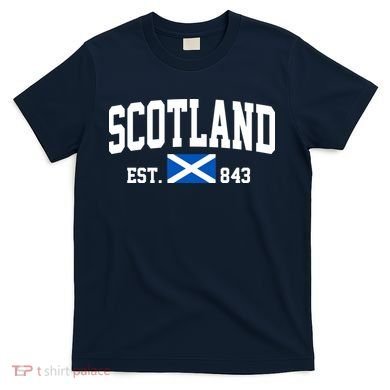 Scotland Varsity Flag T-Shirt
