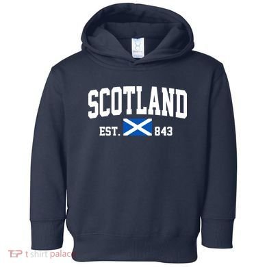 Scotland Varsity Flag Toddler Hoodie