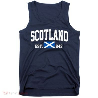 Scotland Varsity Flag Tank Top