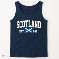 Scotland Varsity Flag Tank Top thumb 2