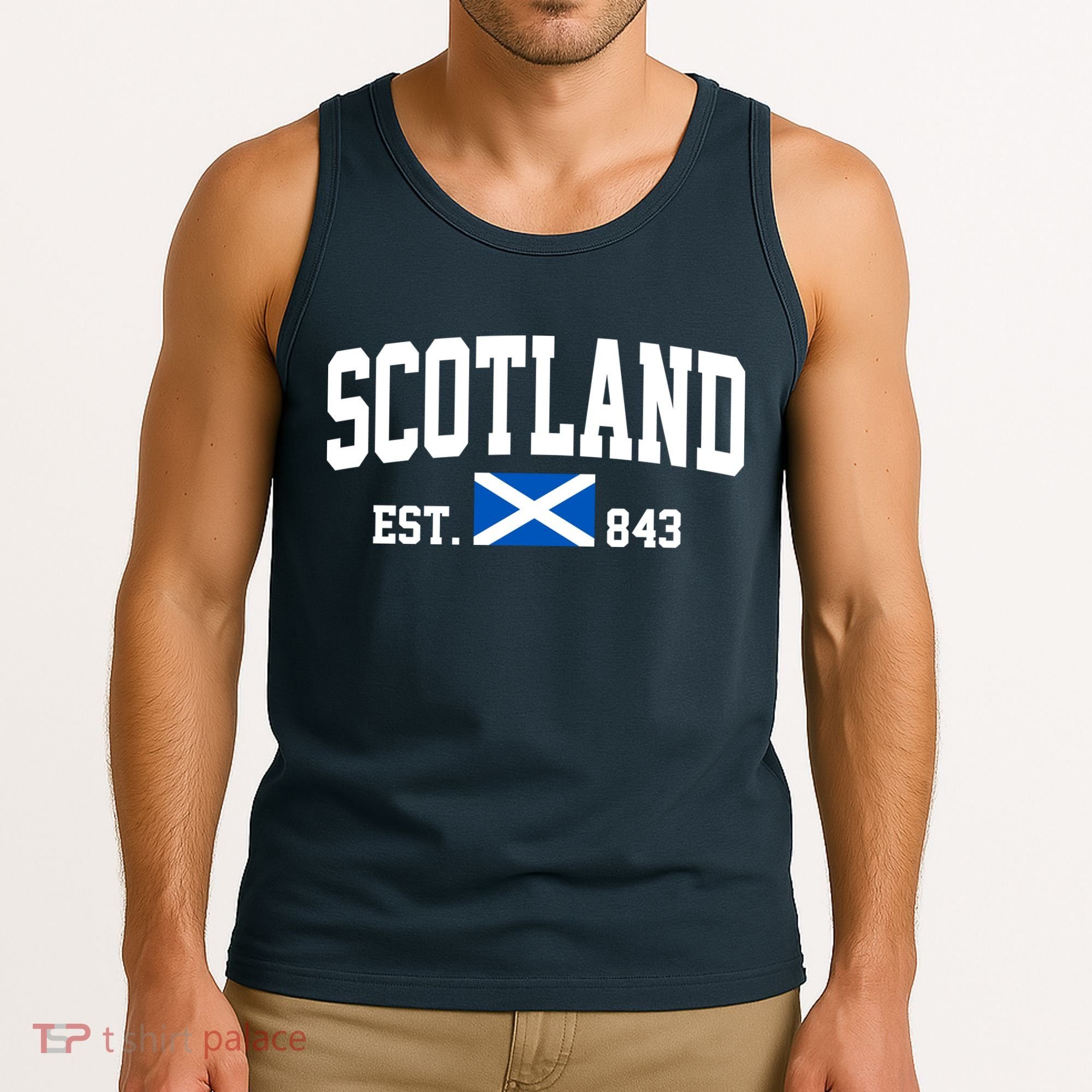 Scotland Varsity Flag Tank Top