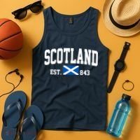 Scotland Varsity Flag Tank Top thumb 4