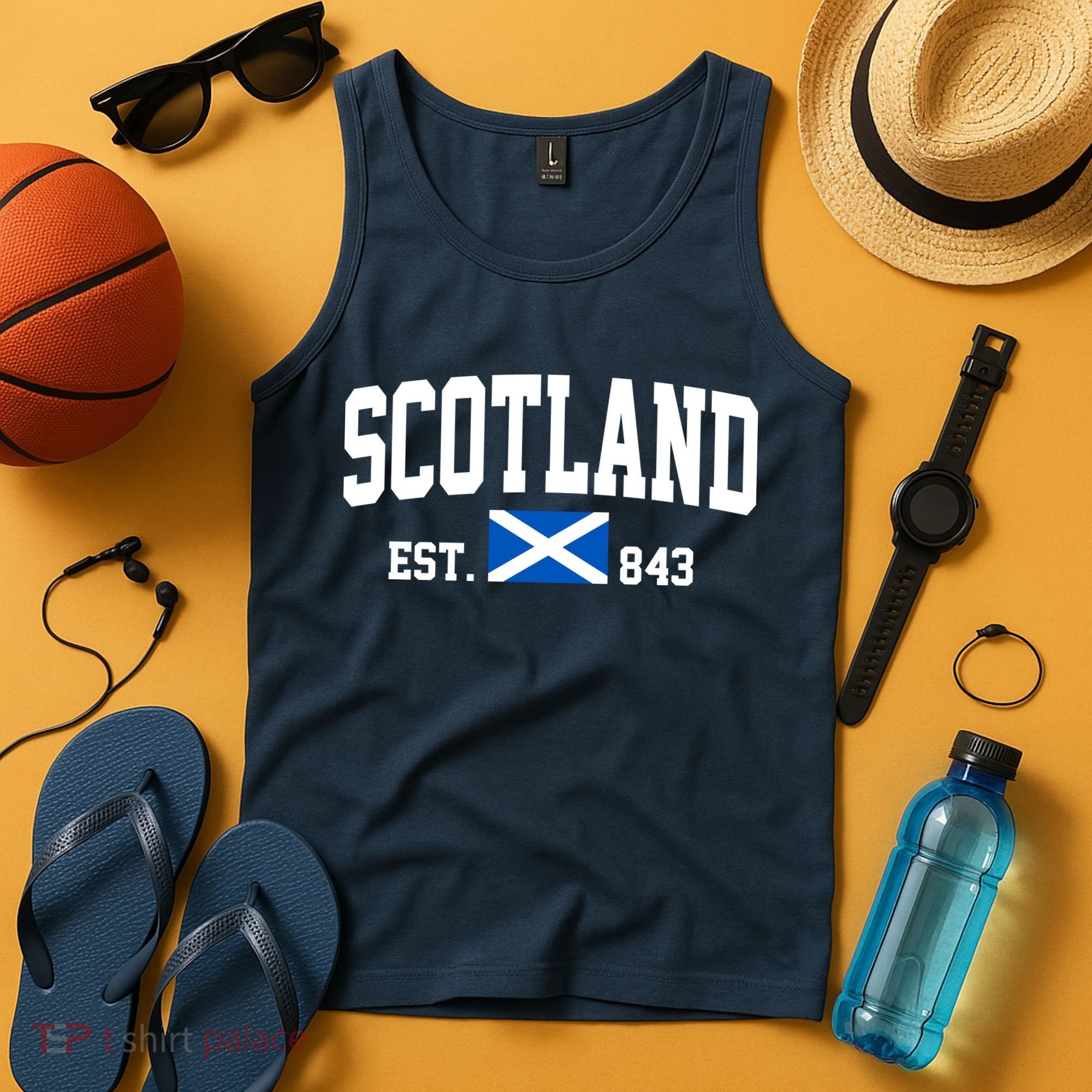 Scotland Varsity Flag Tank Top