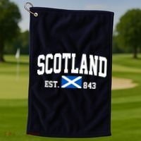 Scotland Varsity Flag Golf Towel thumb 1