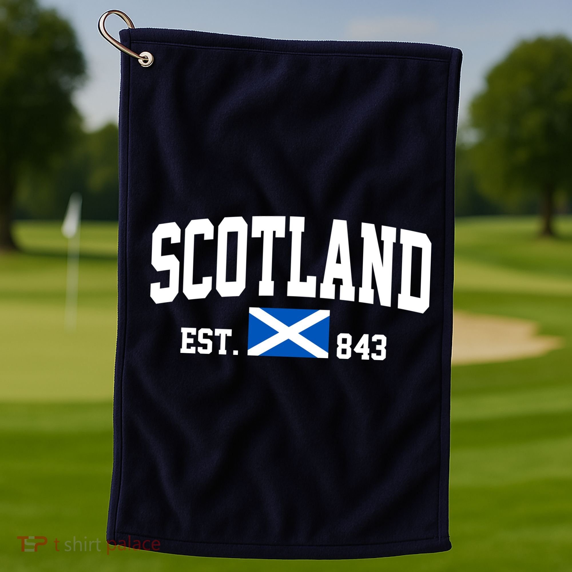 Scotland Varsity Flag Golf Towel