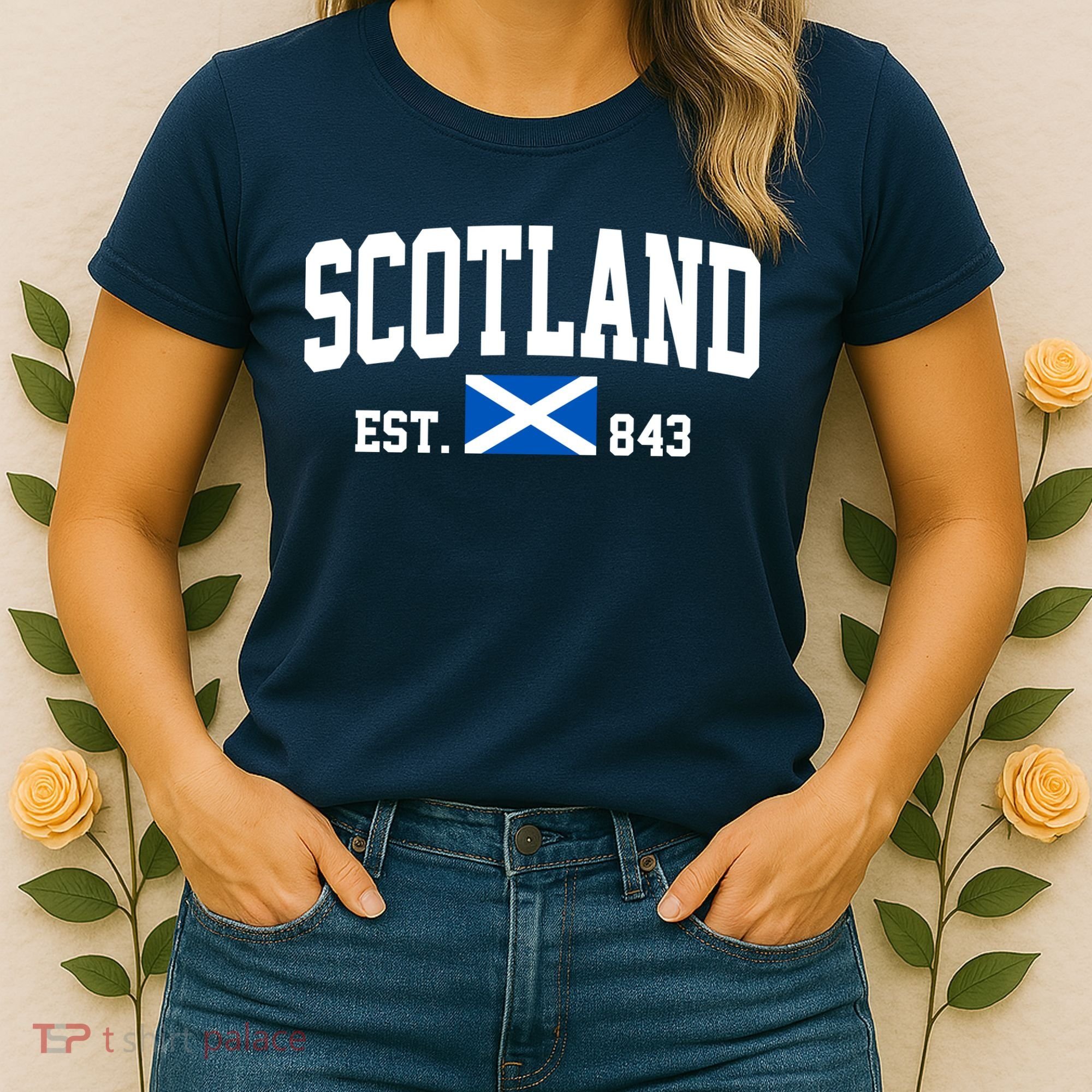 Scotland Varsity Flag Women's T-Shirt
