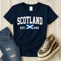 Scotland Varsity Flag Women's T-Shirt thumb 3