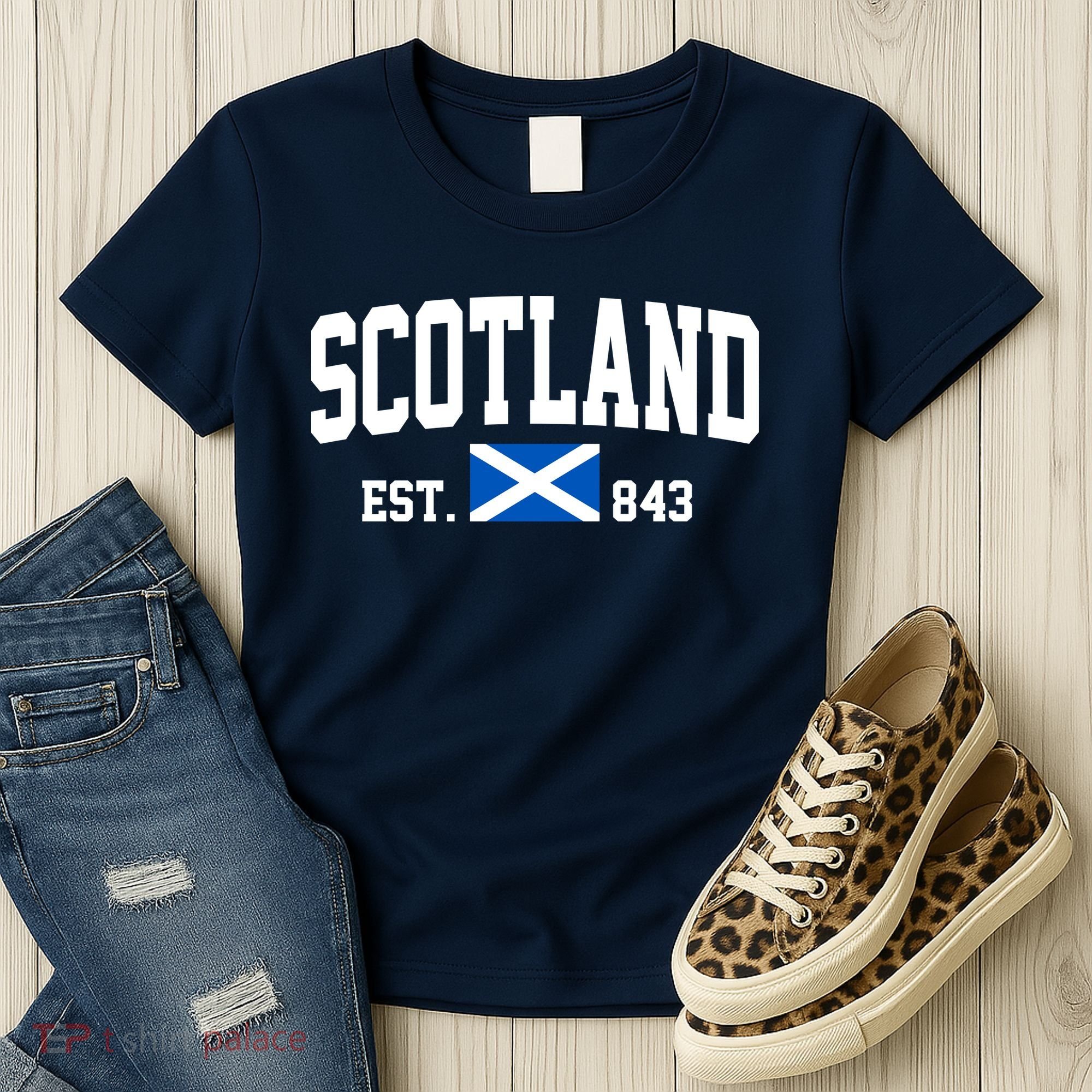 Scotland Varsity Flag Women's T-Shirt