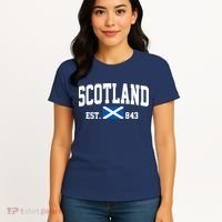 Scotland Varsity Flag Women's T-Shirt thumb 4