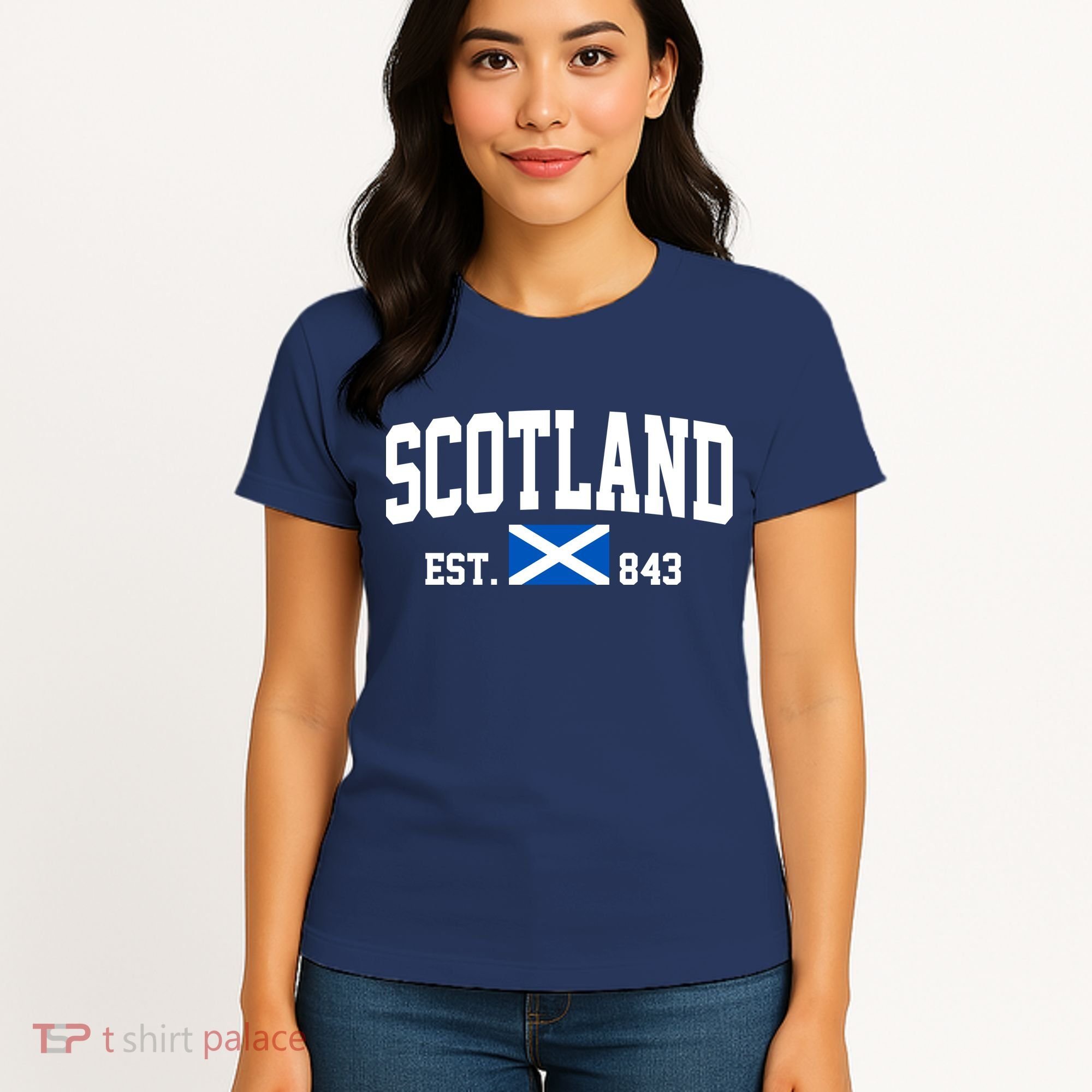 Scotland Varsity Flag Women's T-Shirt
