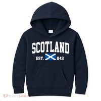 Scotland Varsity Flag Kids Hoodie thumb 0