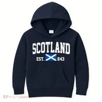 Scotland Varsity Flag Kids Hoodie thumb 0