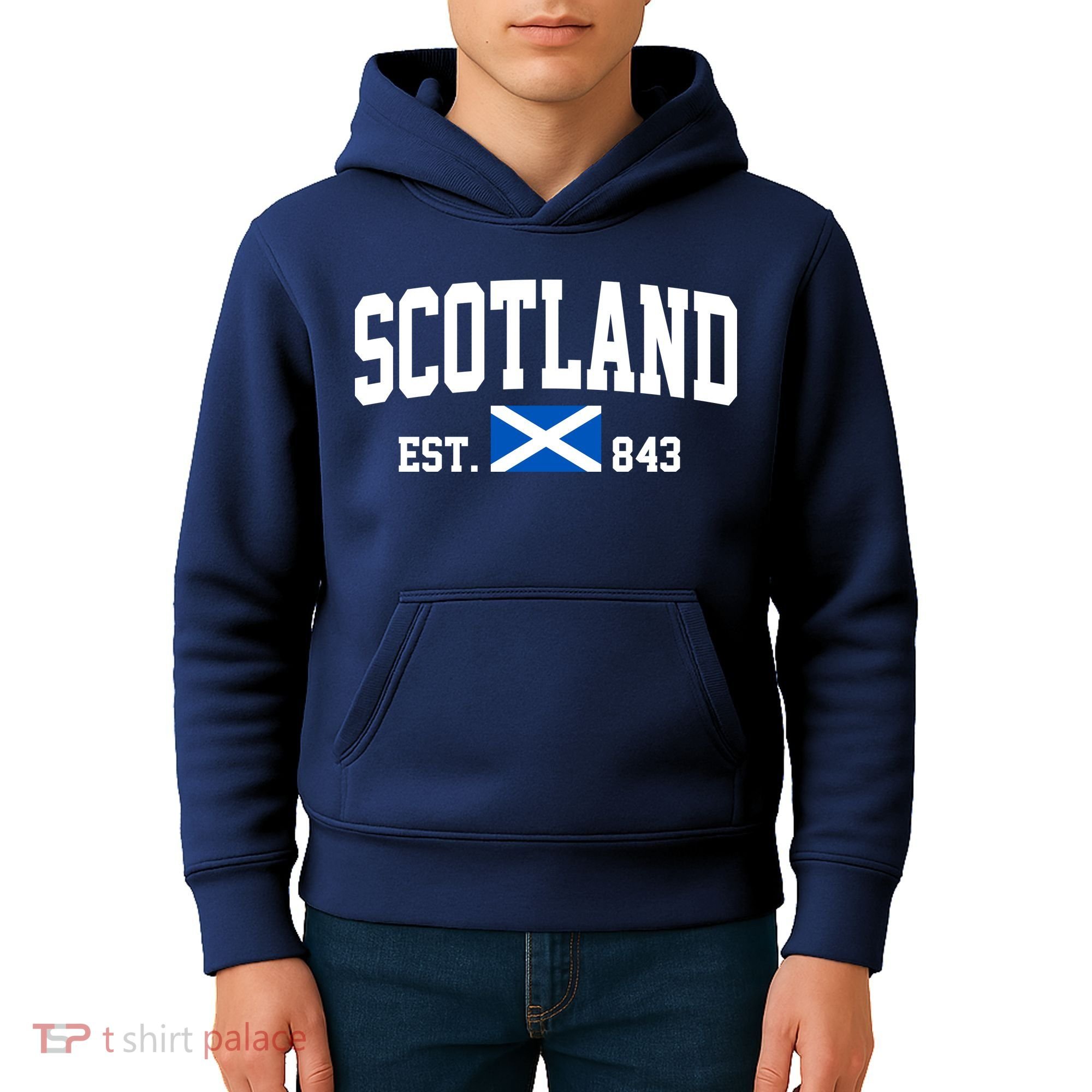 Scotland Varsity Flag Kids Hoodie