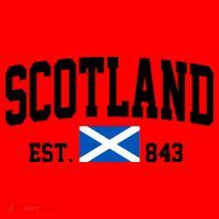 Scotland Varsity Flag Santa Hat thumb 1