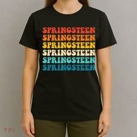 Springsteen Vintage Groovy Retro Party Everyday Casual T-Shirt thumb 4
