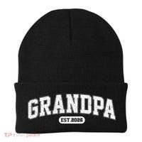 Sporty Varsity Grandpa EST 2026 Beanie thumb 0