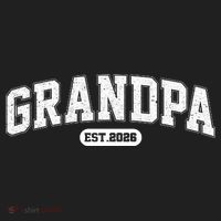 Sporty Varsity Grandpa EST 2026 Beanie thumb 2