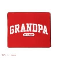 Sporty Varsity Grandpa EST 2026 Mousepad thumb 0