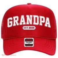 Sporty Varsity Grandpa EST 2026 Hat thumb 0