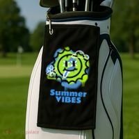 Summer Vibes Gift Golf Towel thumb 2