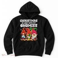 Summer Vacation Gnomes Lover Funny Christmas In July Hoodie thumb 0