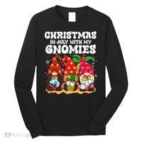 Summer Vacation Gnomes Lover Funny Christmas In July Long Sleeve Shirt thumb 0