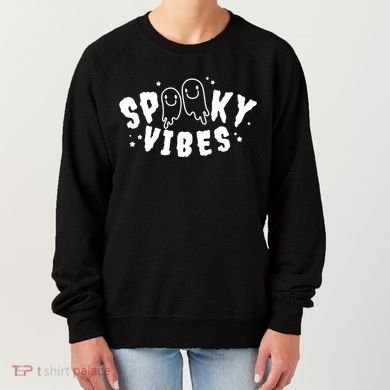 Spooky Vibes Halloween Ghost Cute Women's Sweatshirt