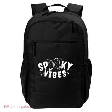 Spooky Vibes Halloween Ghost Cute Backpack