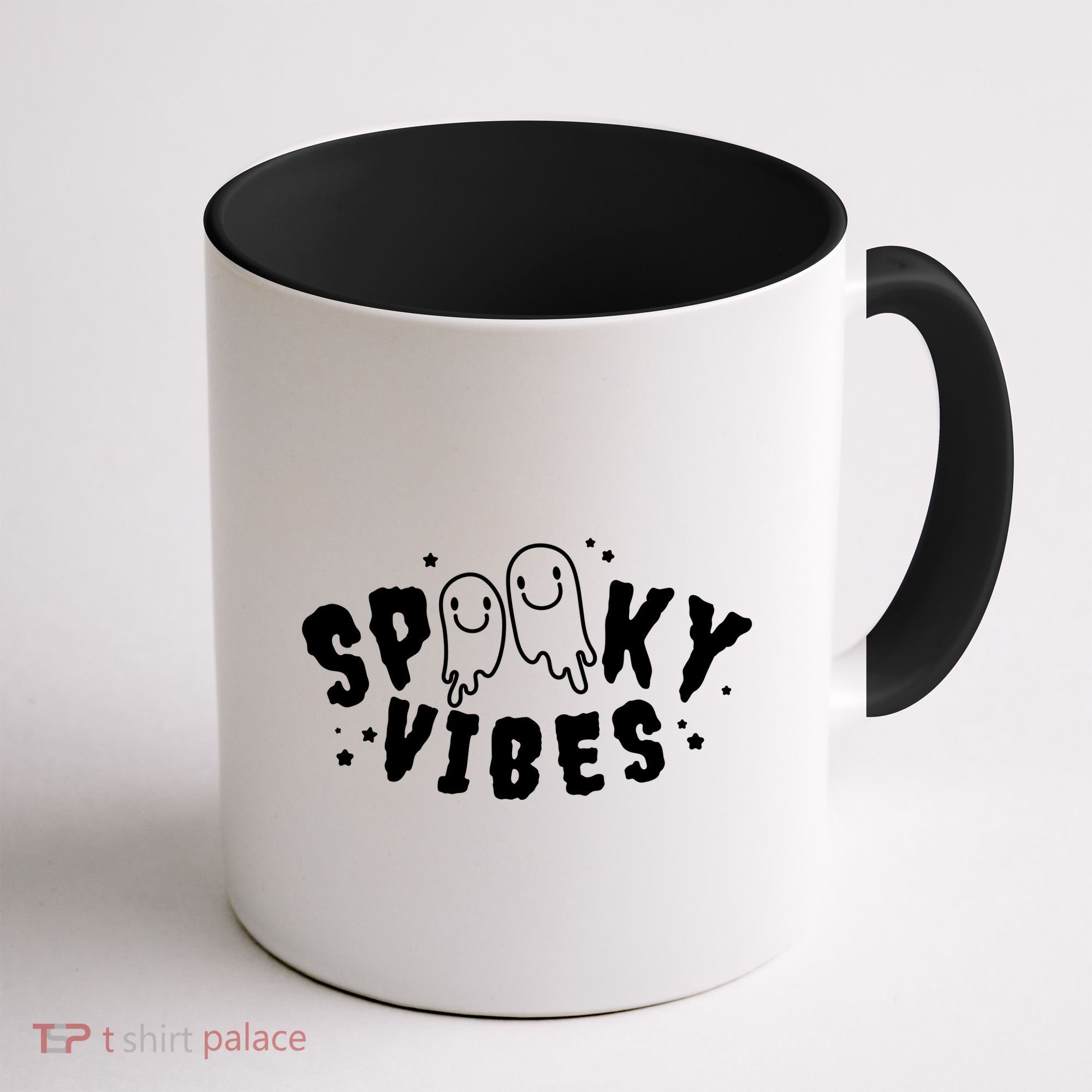 Spooky Vibes Halloween Ghost Cute Coffee Mug
