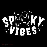 Spooky Vibes Halloween Ghost Cute Ornament thumb 1