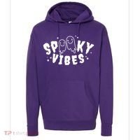 Spooky Vibes Halloween Ghost Cute Hoodie thumb 0
