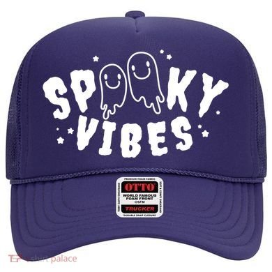 Spooky Vibes Halloween Ghost Cute Hat