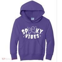 Spooky Vibes Halloween Ghost Cute Kids Hoodie thumb 0