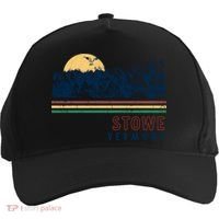 Stowe Vermont Hiking Skiing Retro Cool Gift Five-Panel Snapback Cap thumb 0