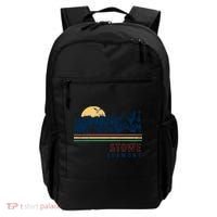 Stowe Vermont Hiking Skiing Retro Cool Gift Backpack thumb 0